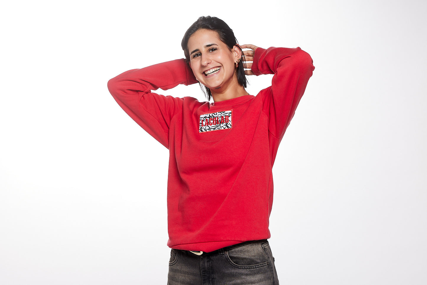 Sweatshirt Blue Dusty / GIVE LOVE BACK