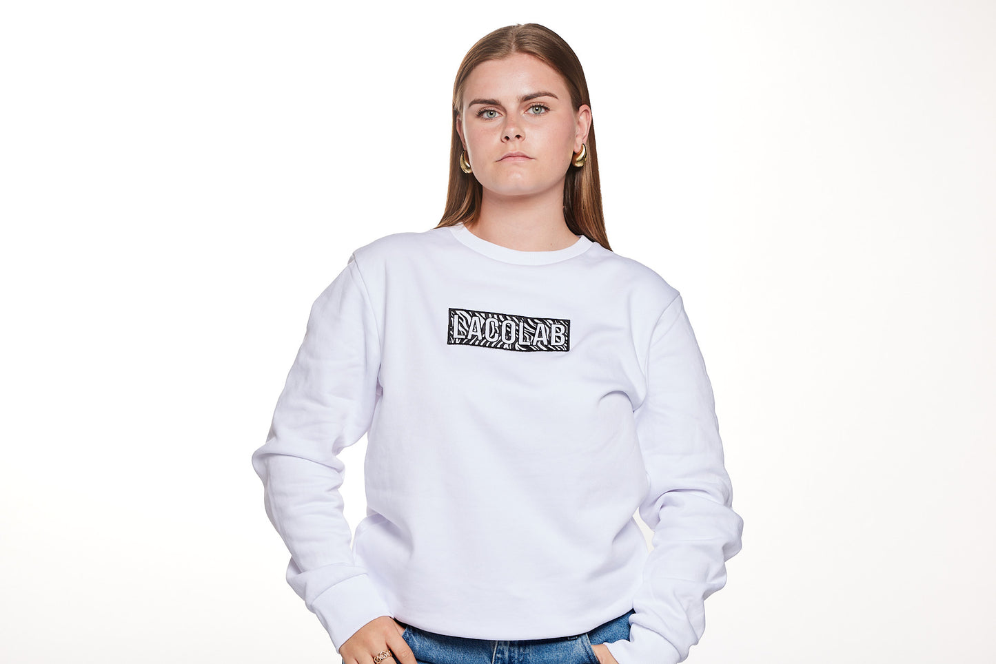 Sweatshirt Blue Dusty / GIVE LOVE BACK