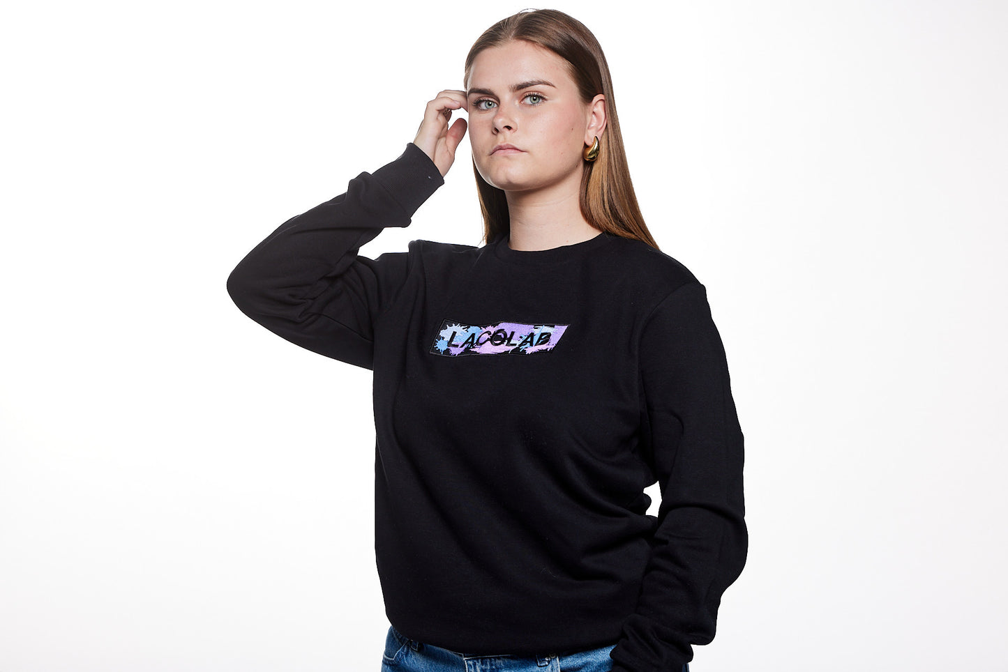 Sweatshirt Blue Dusty / GIVE LOVE BACK