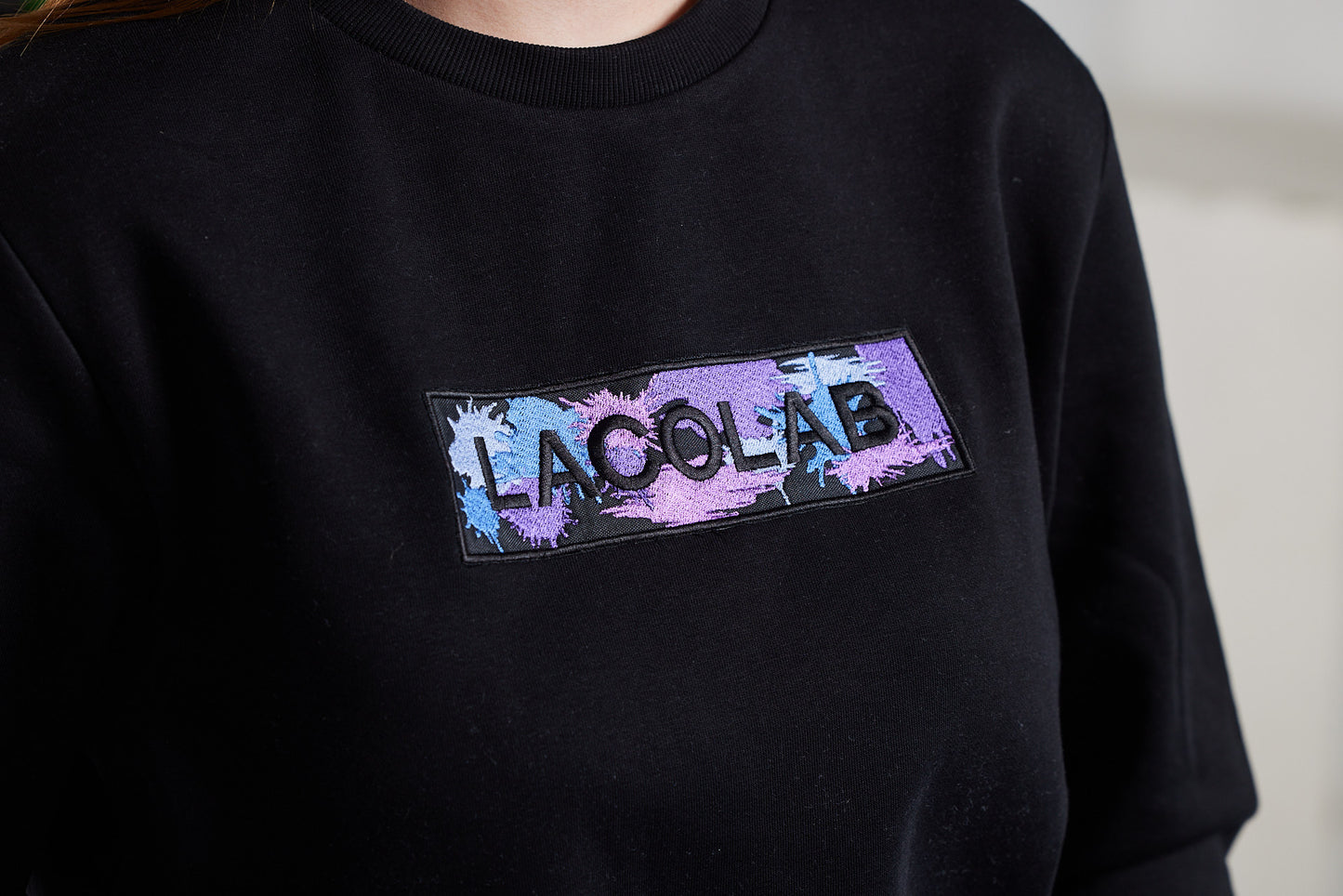 Sweatshirt Blue Dusty / GIVE LOVE BACK