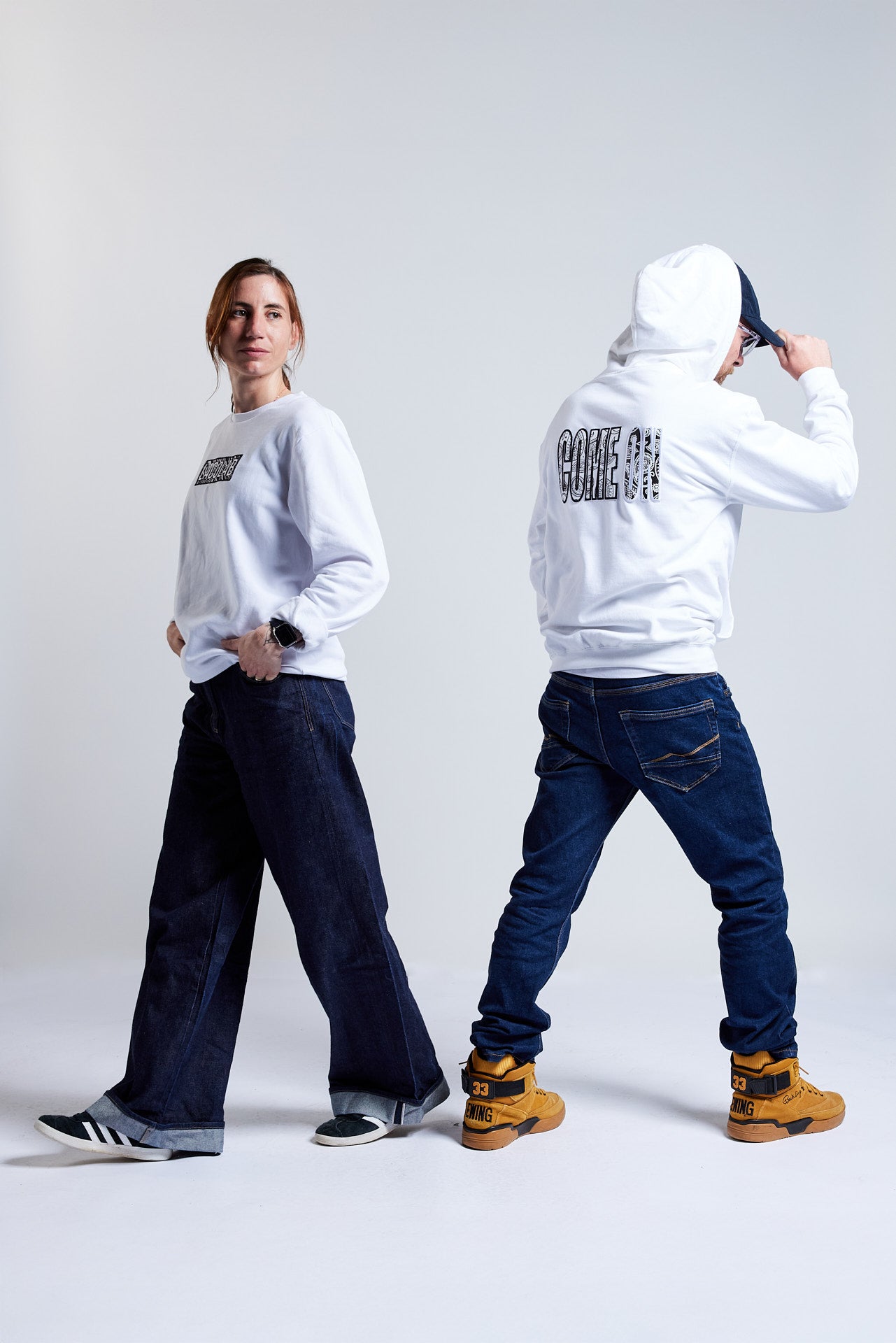 Sweatshirt Blue Dusty / GIVE LOVE BACK