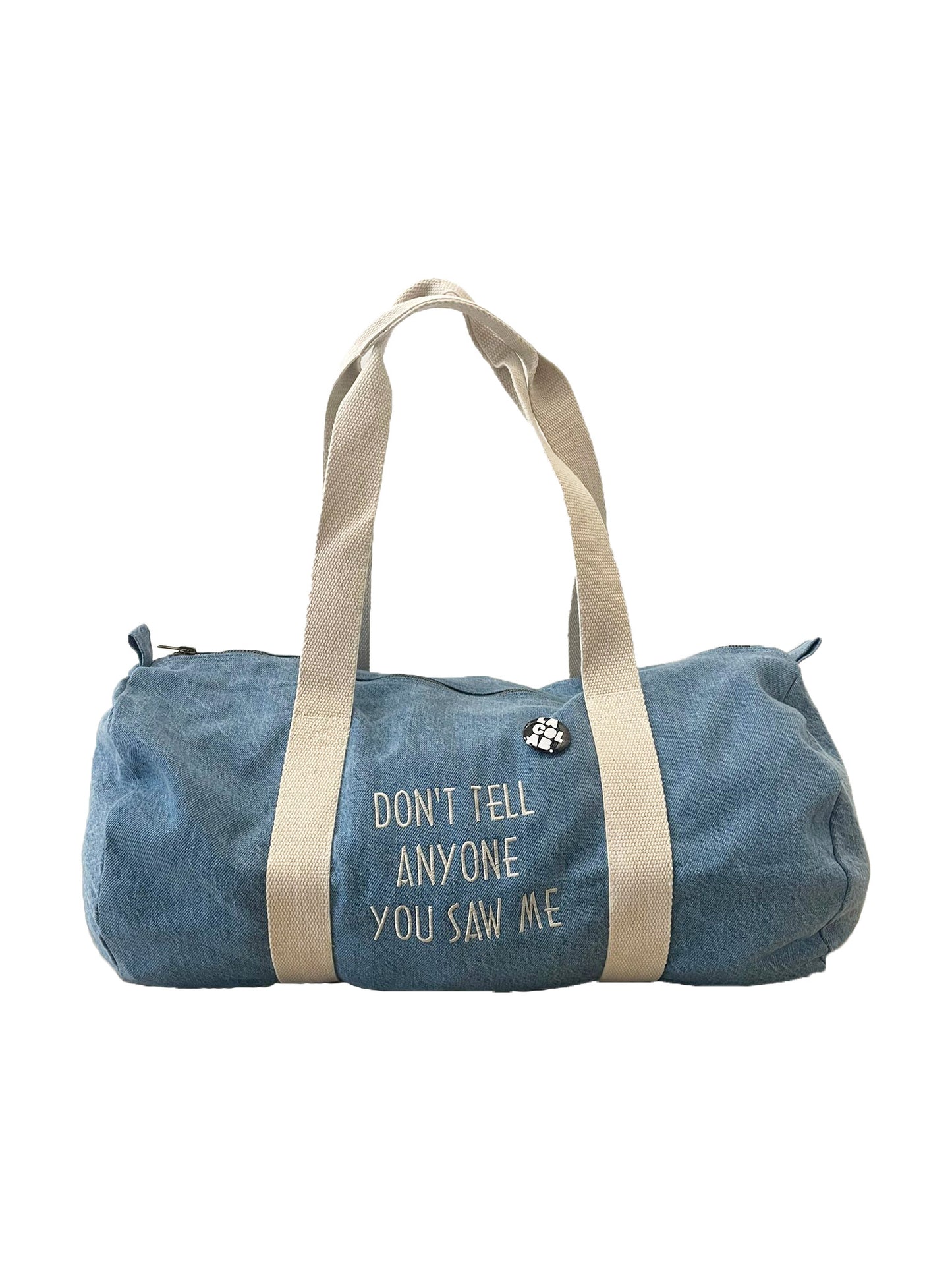 Sac jean édition limitée - DON'T TELL ANYONE YOU SAW ME / LACOLAB