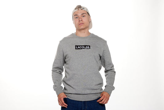 Sweat streetwear brodé édition limitée - ART WILL SAVE US BLK / LACOLAB