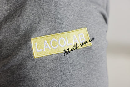 Sweat streetwear brodé édition limitée - ART WILL SAVE US J / LACOLAB