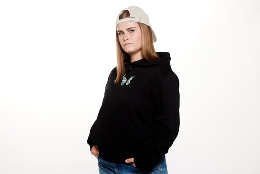 Sweat streetwear brodé édition limitée - BUTTERFLY / LACOLAB