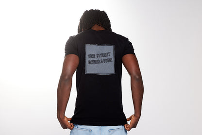 T-shirt streetwear brodé édition limitée - THE STREET GENERATION / LACOLAB