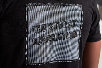 T-shirt streetwear brodé édition limitée - THE STREET GENERATION / LACOLAB