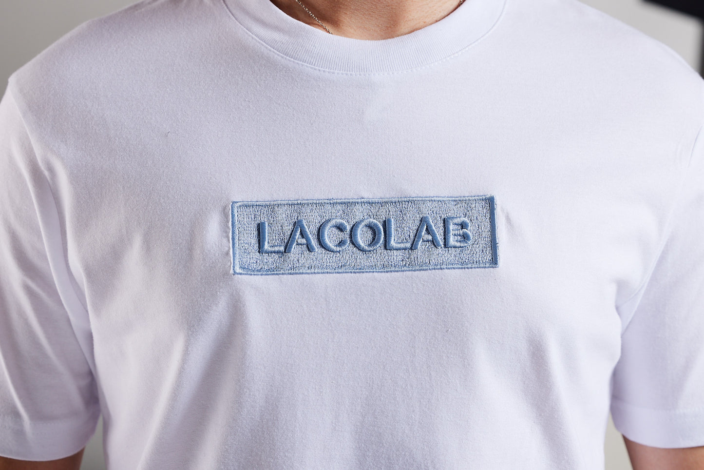 T-shirt streetwear brodé édition limitée - PAISLEY DROP / LACOLAB
