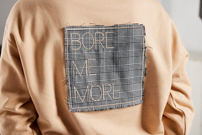 Sweatshirt White Nude / BORE ME MORE