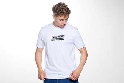 T-shirt streetwear brodé édition limitée - You Won’t Get My Mood / LACOLAB
