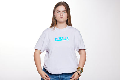 T-shirt streetwear holographique brodé édition limitée - FLARE / LACOLAB