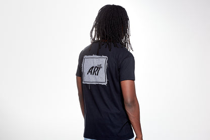 T-shirt streetwear brodé édition limitée - THE ART / LACOLAB