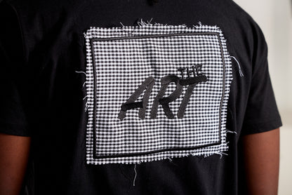 T-shirt streetwear brodé édition limitée - THE ART / LACOLAB