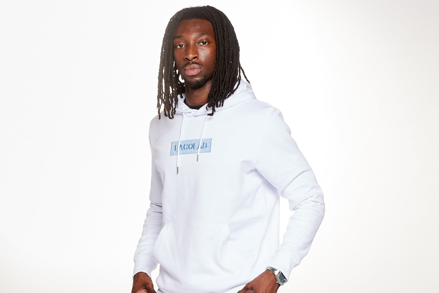 Sweat streetwear brodé édition limitée - PAISLEY DROP / LACOLAB