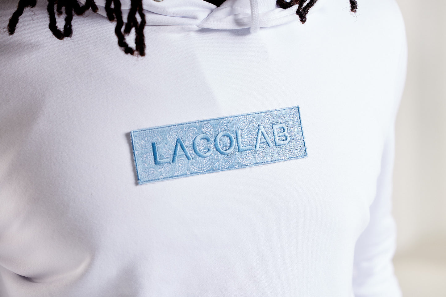 Sweat streetwear brodé édition limitée - PAISLEY DROP / LACOLAB