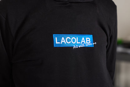 Sweat streetwear brodé édition limitée - ART WILL SAVE US B / LACOLAB