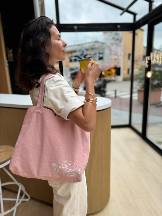 Sac POÉSIE URBAINE X LACOLAB rose